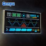 Color Segments White Backlight VA LCD Display 40 PIN For Medical Device