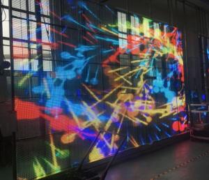 Quality IP65 1R1G1B Transparent Video Wall Advertising 500*125mm Window Display wholesale