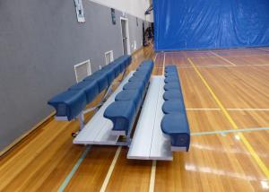 Quality Aluminum Movable Grandstands , Aluminum Bleacher Seats With Rubber Foot Pads wholesale