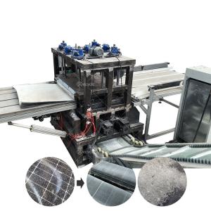 Quality 70-90PCS/Hour Solar Panels Recycling Line Automatic Solar Panels Glass Removing Equipment wholesale