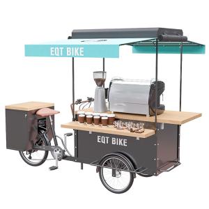 Quality Easy Operating Outdoor Coffee Bike Cart High Carbon Steel Frame CE Approved wholesale