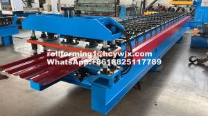 Quality 914mm Coil Width G550 Roofing Sheet Roll Forming Machine Plc Control wholesale