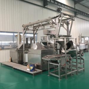 Quality Fried Peanuts Making Machine / Groundnut Fryer Production Line High Performance wholesale