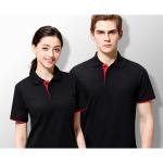 Womens Custom Work Polo Shirts Multiple Color Printed Neck Label SGS Certificati