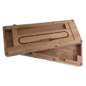 Quality Yijin Painting Ebony Wood Precision CNC Milling Parts wholesale