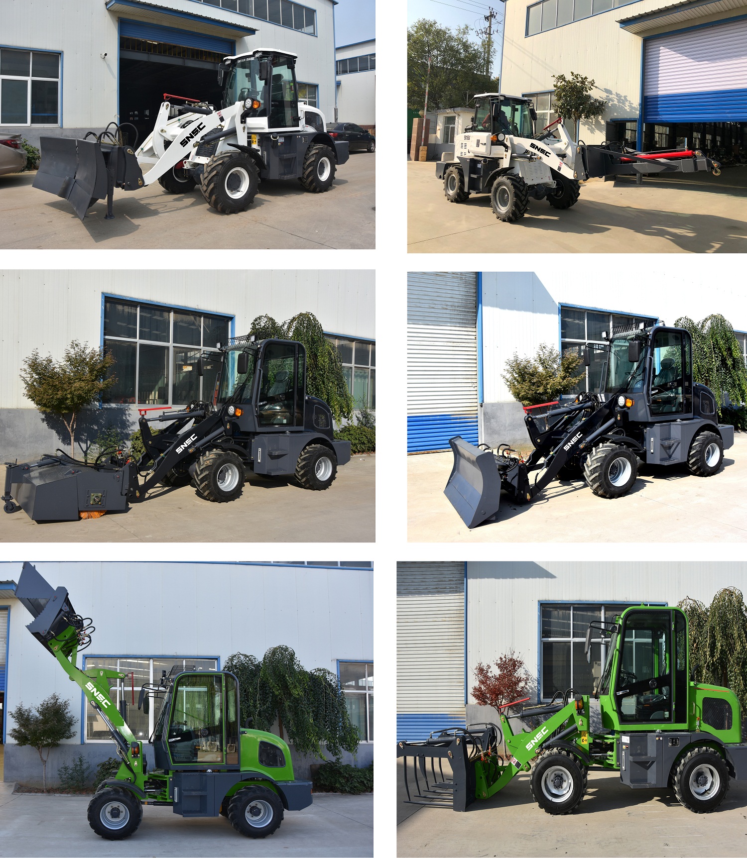 1 Cubic Bucket 4 Wheel Loader 1 Ton 2 Ton 3 Ton 5 Ton Mini Pala Cargadora