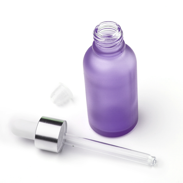 15ml Colored Glass Dropper Bottle Refillable Glass Bottle For Essential Oil