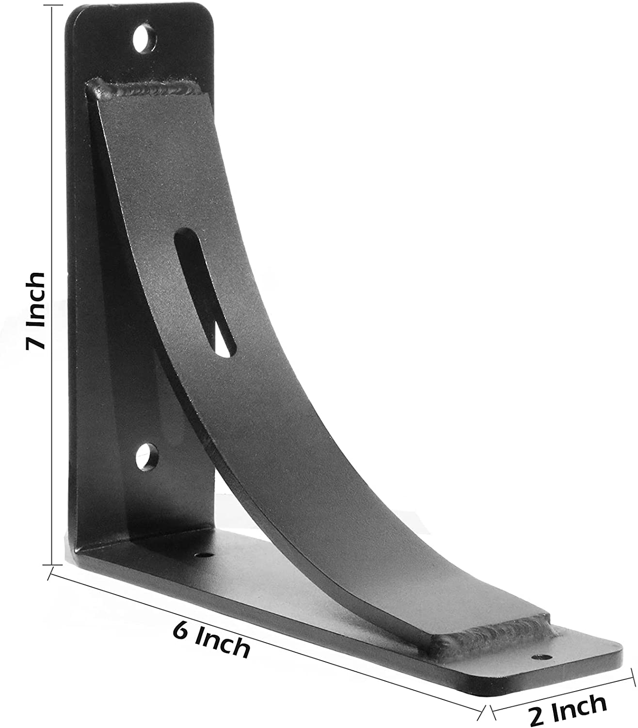 Powder Coated Heavy Duty Steel Shelf Brackets 450LBS Load Capacity Metal Triangle Bracket