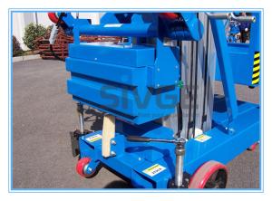 Quality 6 Meter Platform Height Trailer Mounted Lift Vertical Mast Lift For One Person wholesale