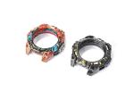 Colorful Rainbow Watch Custom Made Carbon Fiber Parts OEM Service