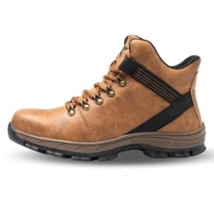 Quality Nubuck Leather Industrial Safety Shoes Steel Toe Cap Shoes For Men wholesale