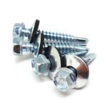 C1022 Steel Hot Treat Galvanized EPDM Washer Hex Flange Bolts