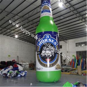 Quality big inflatable 3 Horses bottle replica wholesale
