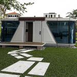 Mobile Capsule House Versatile Mobile Living Steel Frame For Kitchen Bedroom