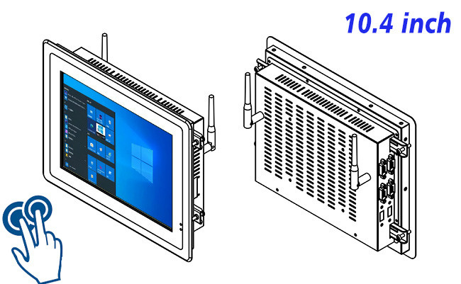 10.4-Inch Embedded Windows Touch Screen for Industrial HMI Panels and Automation Systems