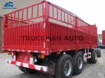 3 Axles Full Trailer Truck 60 Tons Loading For Container And Bulk Goods