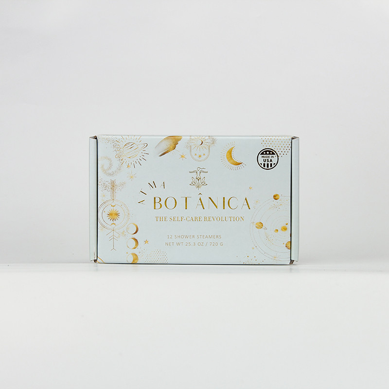 Embossing Lotion Cleaners Skincare Packaging Box Corrugated Board