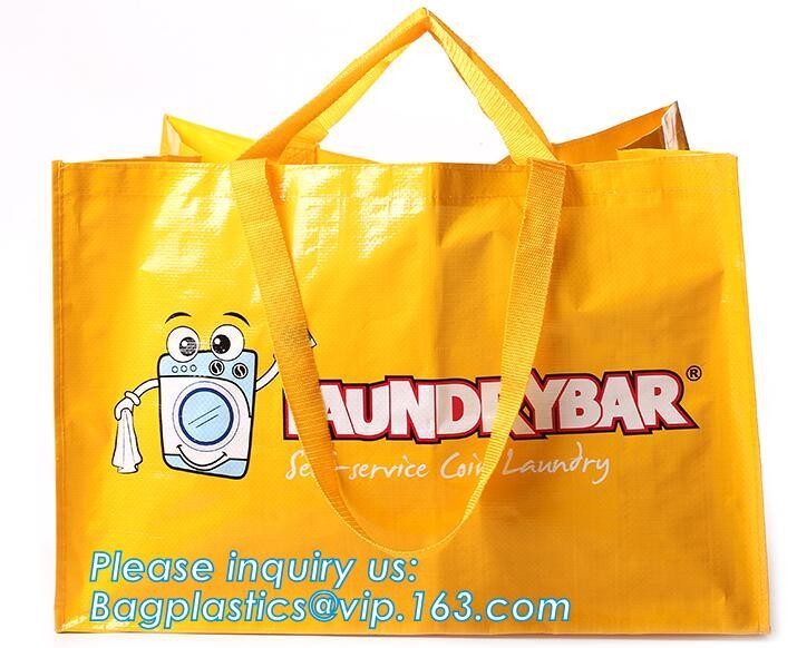 Fashion WaterProof PP Woven Laminated Handle Shopping Bag,fashion laminated reusable pp woven big shopping woven bag