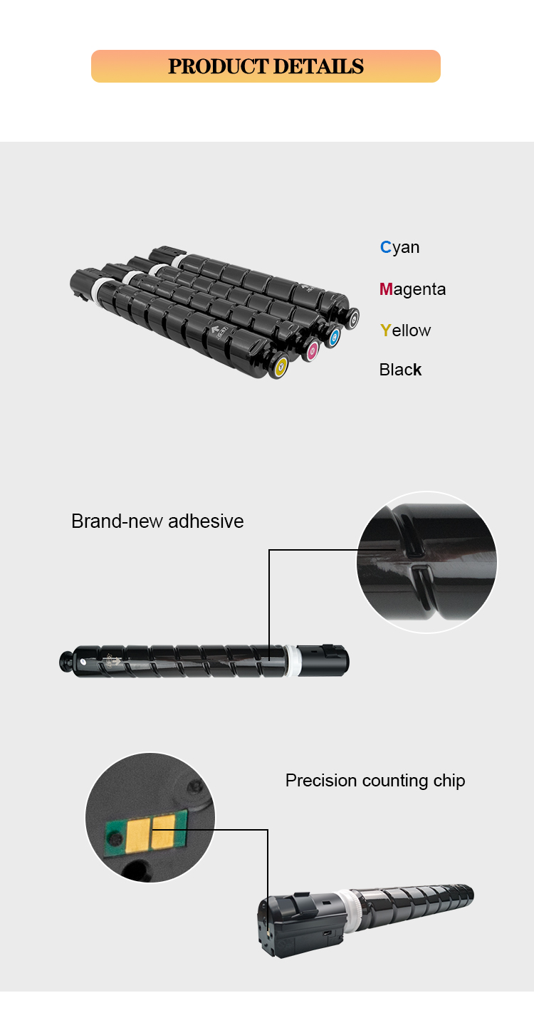 Multipack of Canon C-EXV 49 Black Toner Cartridge for Canon C3226i C3320 C3325 C3020 3330 3520 3525
