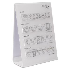 Quality Custom 4 C'S Diamond Chart , Identification Plate Standard Diamond Clarity Chart wholesale