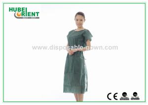 Quality Protective Disposable Medical Patient Gowns/Disposable Exam Gowns 40 - 45 GSM wholesale