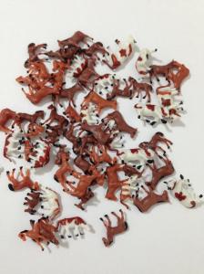 Quality ABS plastic animals cows,horse and sheep Architectural model Animals for farm working wholesale