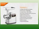 Optional Digital Meat Grinder/meat mincer with air scoop/electric meat grinder