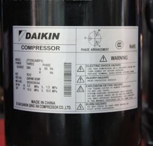 Quality R22 4hp 50 / 60Hz 3PH Refrigeration Scroll Compressor Rfrigerant JT125BCBY1L wholesale