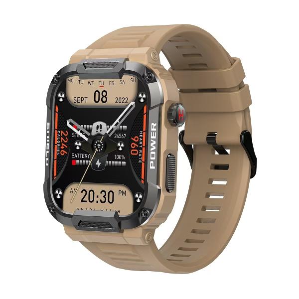 MK66 Men Smart Watch Outdoor Sport Fitness Tracker With BT Call 400mAh Big