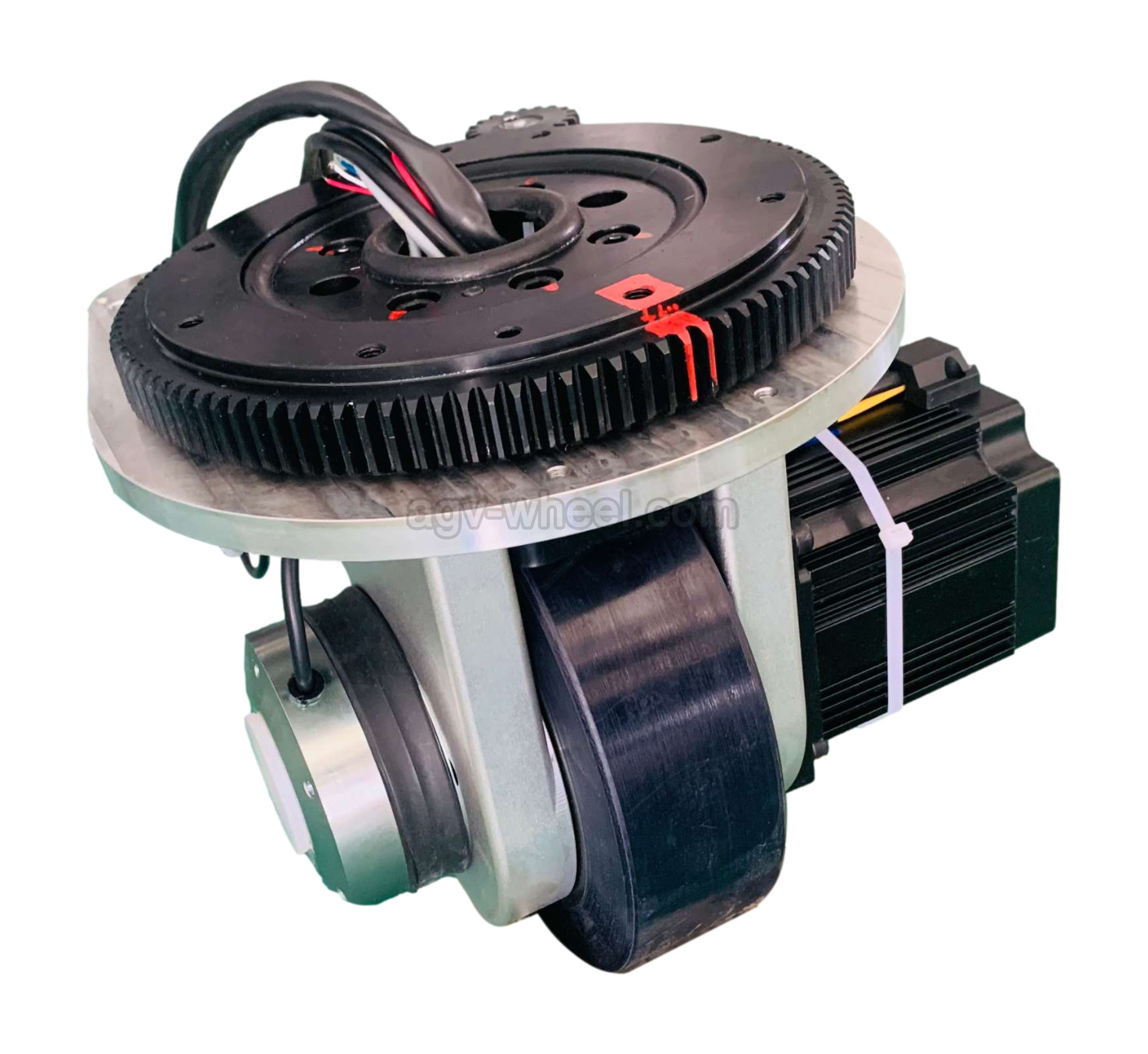 750W Polyurethane AGV Drive Wheel 1 Ton Wheel Hub Drive Assembly