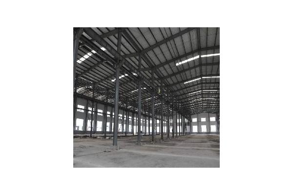Galvanized Structural Steel Fabrications Warehouse Buildings Covered By Wall