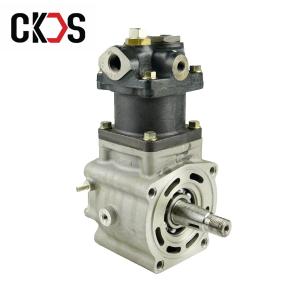 Quality China Manufacturers Japanese Truck Diesel Engine Pneumatic Air Brake Compressor for 6WA1 Double cylinder Iron Cover Engine wholesale