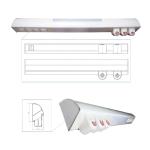 6m Adjustable Patient Medical Bed Head Units Panels For Hospital