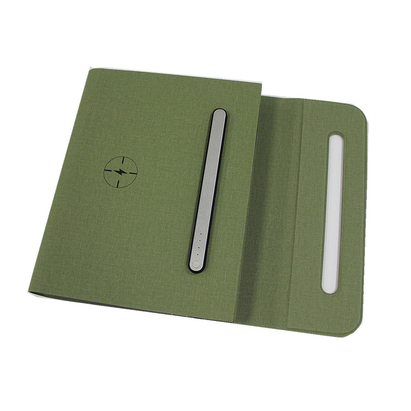 A5 Pu Leather Smart Business Wireless Charging Notebook Custom Print