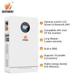25.6V 200Ah 5.12kwh home energy storage battery Wall-Mounted Model Solar Energy