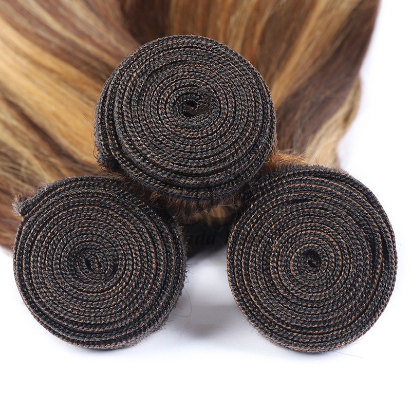 #P4/27 Straight Remy Human Hair Bundles Sew In Weave Bundles Brazilian Bundle Deals