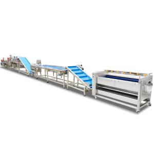 Quality Brush Type SUS304 Air Bubble Vegetable Washer High Pressure Spray wholesale