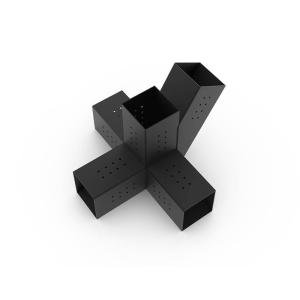 Quality Wood Stand Kit Steel Bracket Heavy Duty Outdoor Garden Pergola Bracket Triangle Bracket wholesale