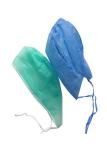 Blue Sms Disposable Surgical Hats Anti Virus Doctor / Nurse Use Ties At Back