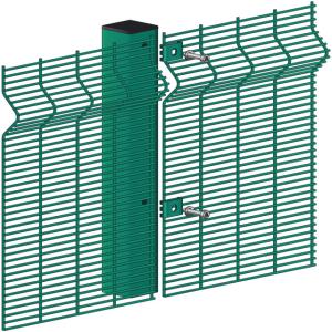 Quality Anti Cut 358 Security Fence Green Powder Coated For University Facilities wholesale