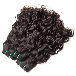 Quality No Grey Hair 100% Pure Brazilian Human Hair Bundles Double Machine Weft wholesale