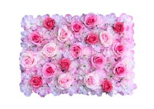 Quality Silk PE Artificial Floral Backdrop Wedding Decor Fake Flower Wall wholesale