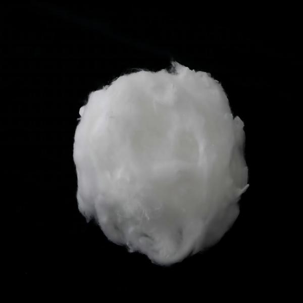 Water Absorbent Ethylene Propylene Polyester Staple Fiber White Bicomponent