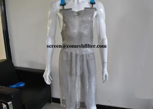 Quality Protective Stainless 304L Ring Mesh Butcher Steel Apron Use For Meat Cutting wholesale