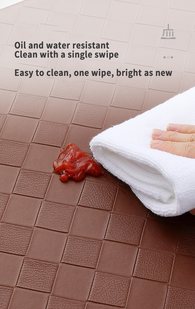 KITCHEN MAT Waterproof and Non-Slip PVC Carpets for Fatigue Prevention in Kitchens
