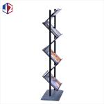Zig Zag Detachable Information Display Stand 460X350mm Aluminum Profile