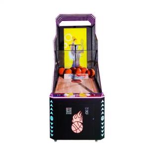Quality Kid Indoor Arcade Pinball Basketball Machine Shooting Game US Plug Led Display wholesale