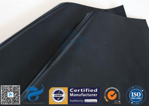 Non Stick Baking Mat Food Grade PTFE BBQ Grill Mat 260℃ 15.75"X13" 0.12MM Black