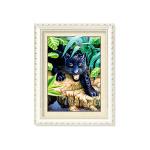 Gold Frame 5d Lenticular Pictures 30*40cm for Home Decoration