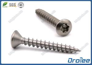 Quality Torx Oval Head Stainless Steel Wood Screw, SS304/316/18-8, Coarse Thread wholesale
